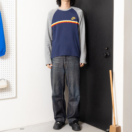 00's NIKE Front Line Waffle Raglan L/S Tee
