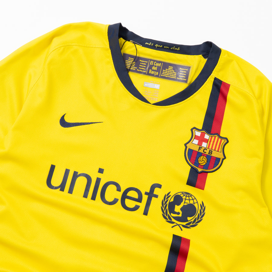 08/10 FC Barcelona Away Jersey