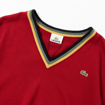 Lacoste Multi Color V-Neck Sweater
