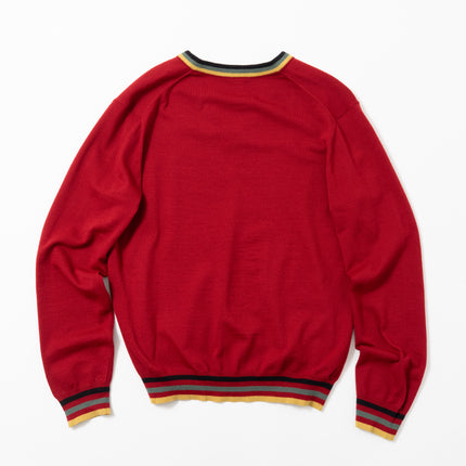 Lacoste Multi Color V-Neck Sweater