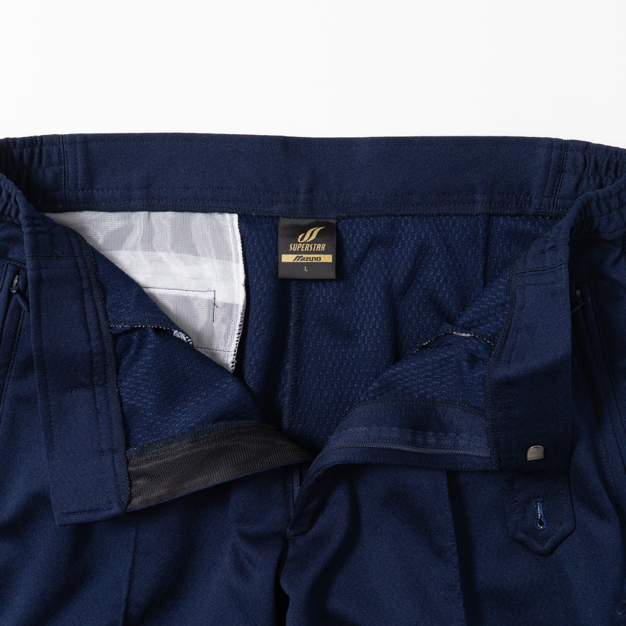 90'S MIZUNO SUPER STAR CENTER PRESS TRACK PANTS
