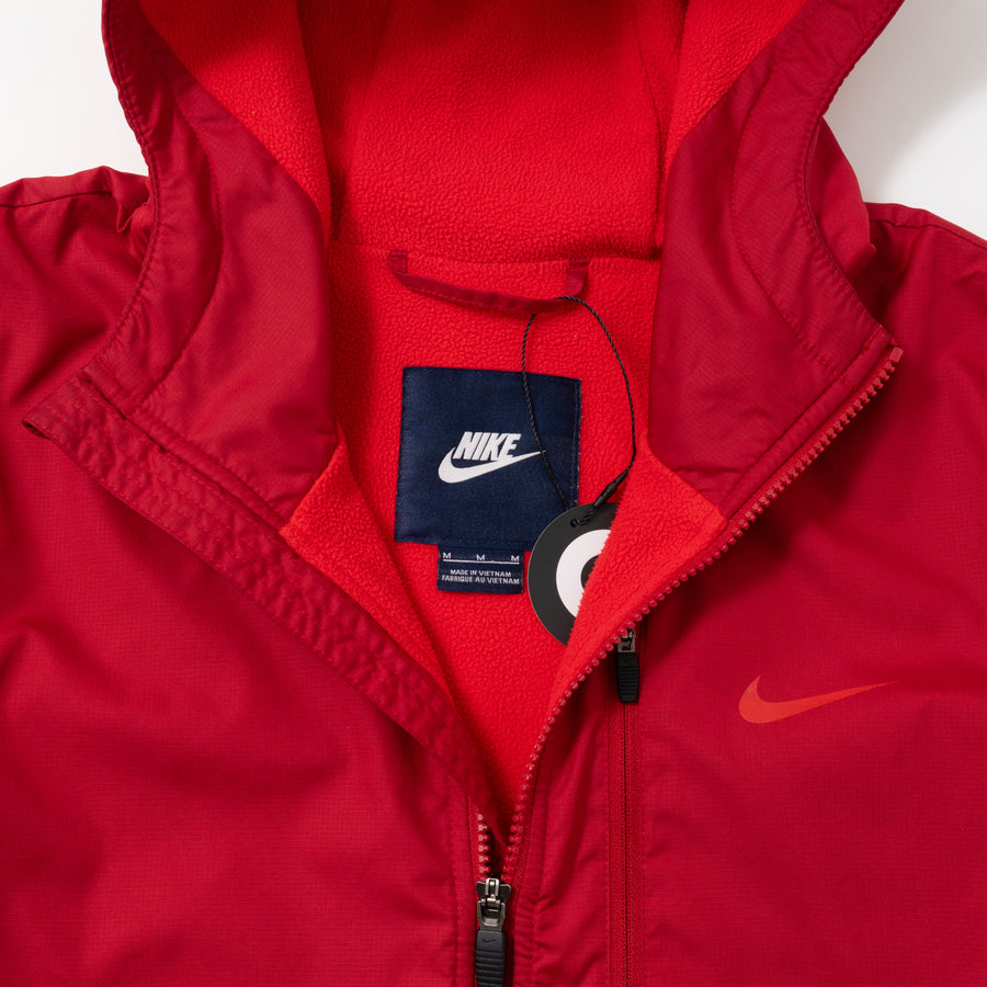 NIKE SWITCHING FULL-ZIP PADDED HOODED JACKET