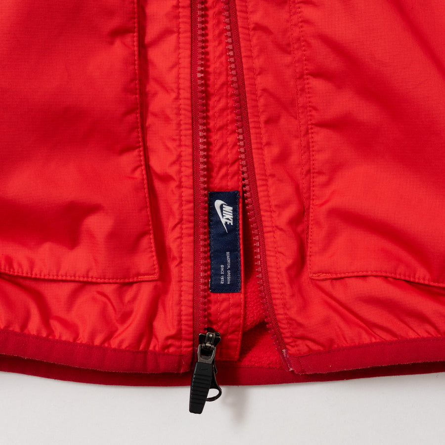 NIKE SWITCHING FULL-ZIP PADDED HOODED JACKET