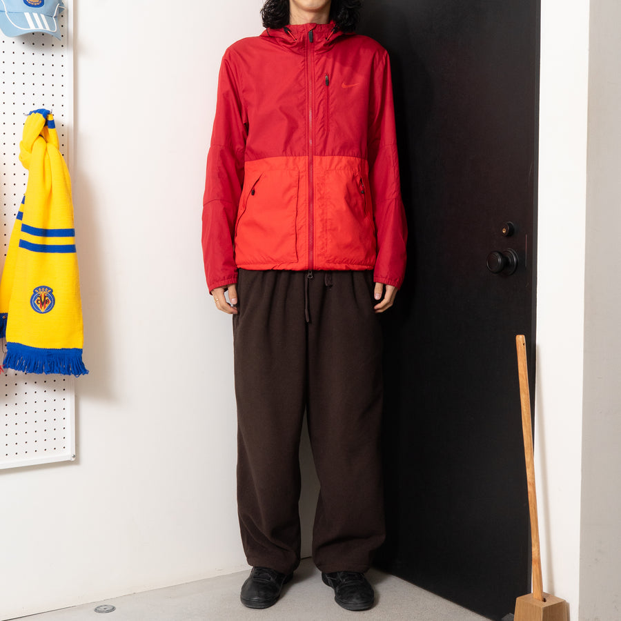 NIKE SWITCHING FULL-ZIP PADDED HOODED JACKET