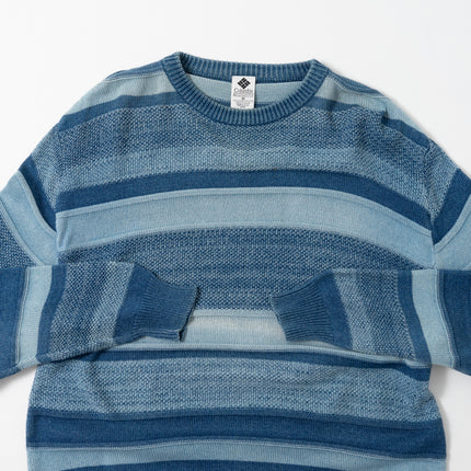 90's Columbia Multi Striped Cotton Sweater