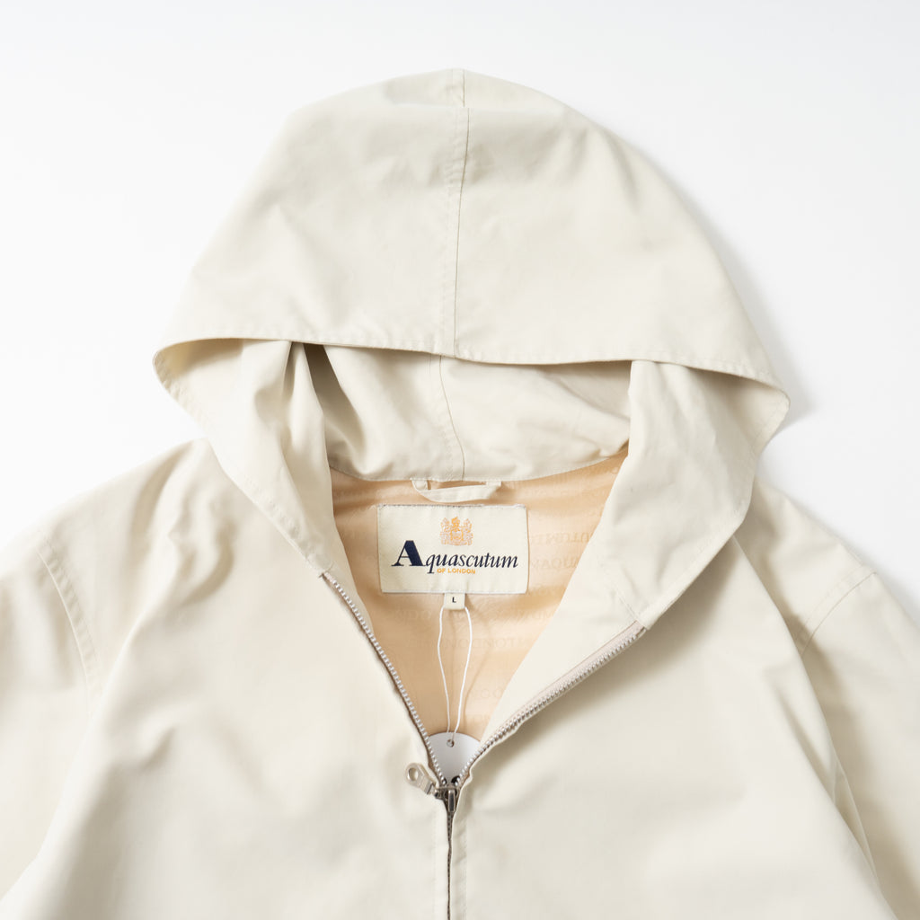 90's Aquascutum Zip Up Hooded Jacket
