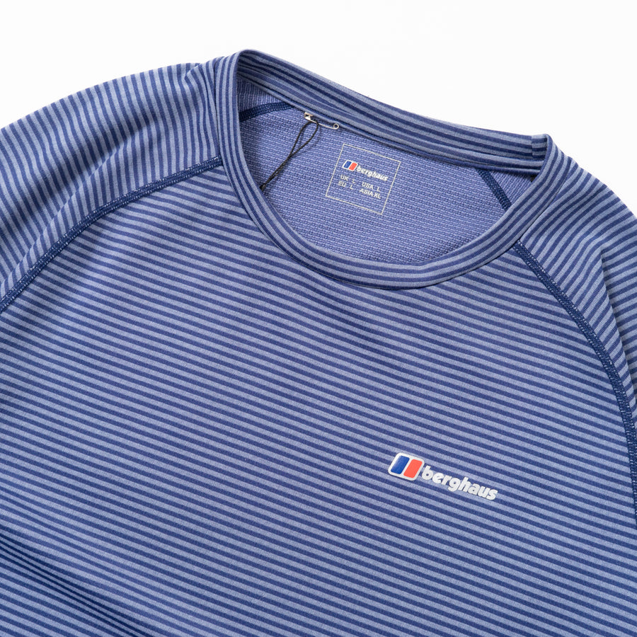 Berghaus Striped Polyester L/S Tee