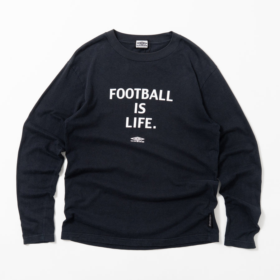 00's UMBRO Football is Life L/S Tee
