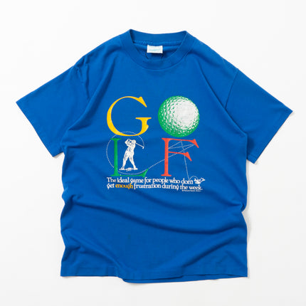 90's Peacock Papers "GOLF" S/S Tee