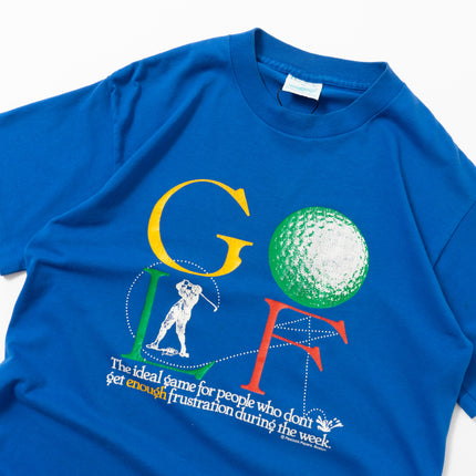 90's Peacock Papers "GOLF" S/S Tee