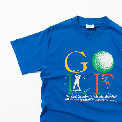 90's Peacock Papers "GOLF" S/S Tee