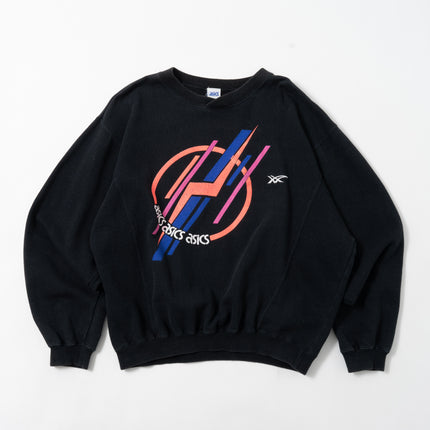 90's asics Graphic Sweatshirt