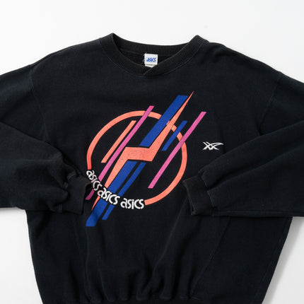 90's asics Graphic Sweatshirt