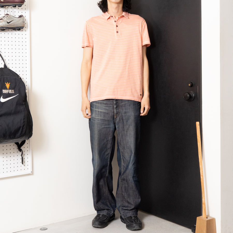 HUGO BOSS STRIPED S/S POLO SHIRT