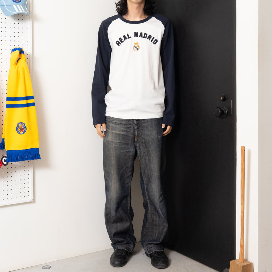 00's REAL MADRID RAGLAN L/S TEE