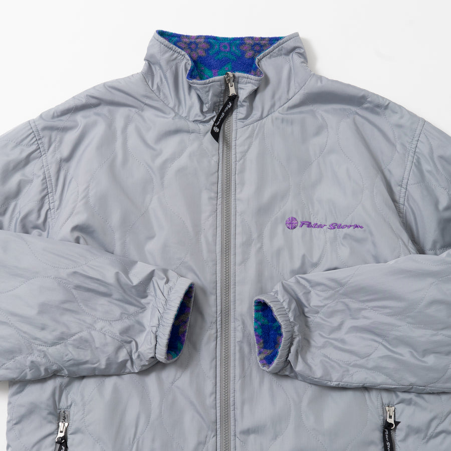 90's PETER STORM REVERSIBLE QUILTING JACKET