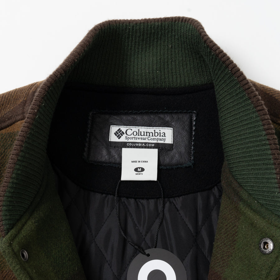 00's Columbia Check Stadium Jacket