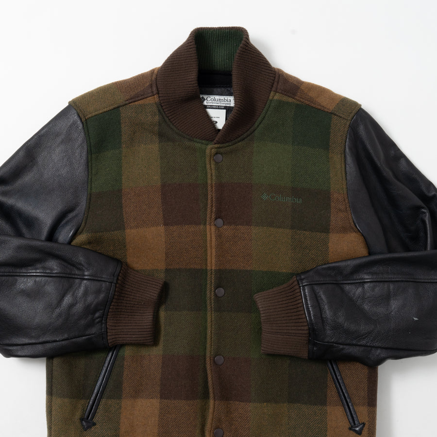00's Columbia Check Stadium Jacket