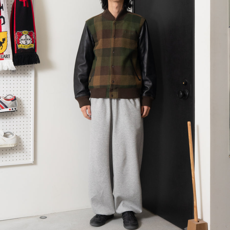 00's Columbia Check Stadium Jacket
