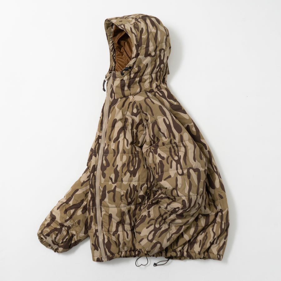 00's COLUMBIA CAMOUFLAGE PADDED HOODED JACKET