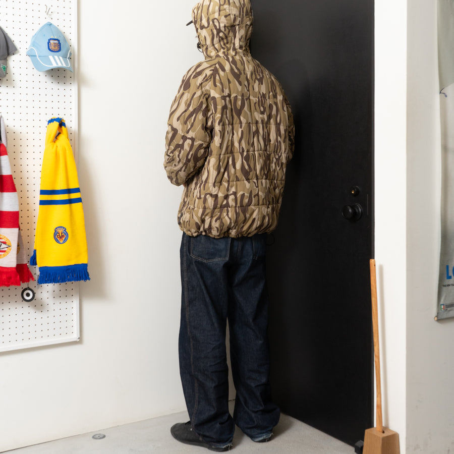 00's COLUMBIA CAMOUFLAGE PADDED HOODED JACKET