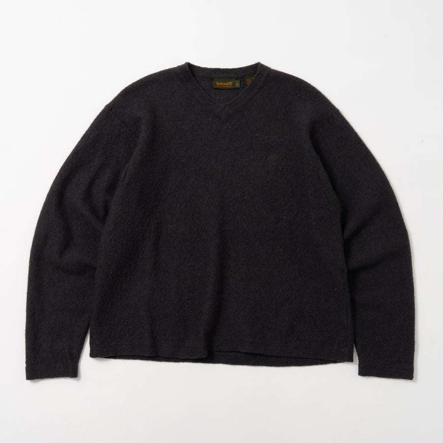 90's TIMBERLAND V-NECK WOOL KNIT SWEATER