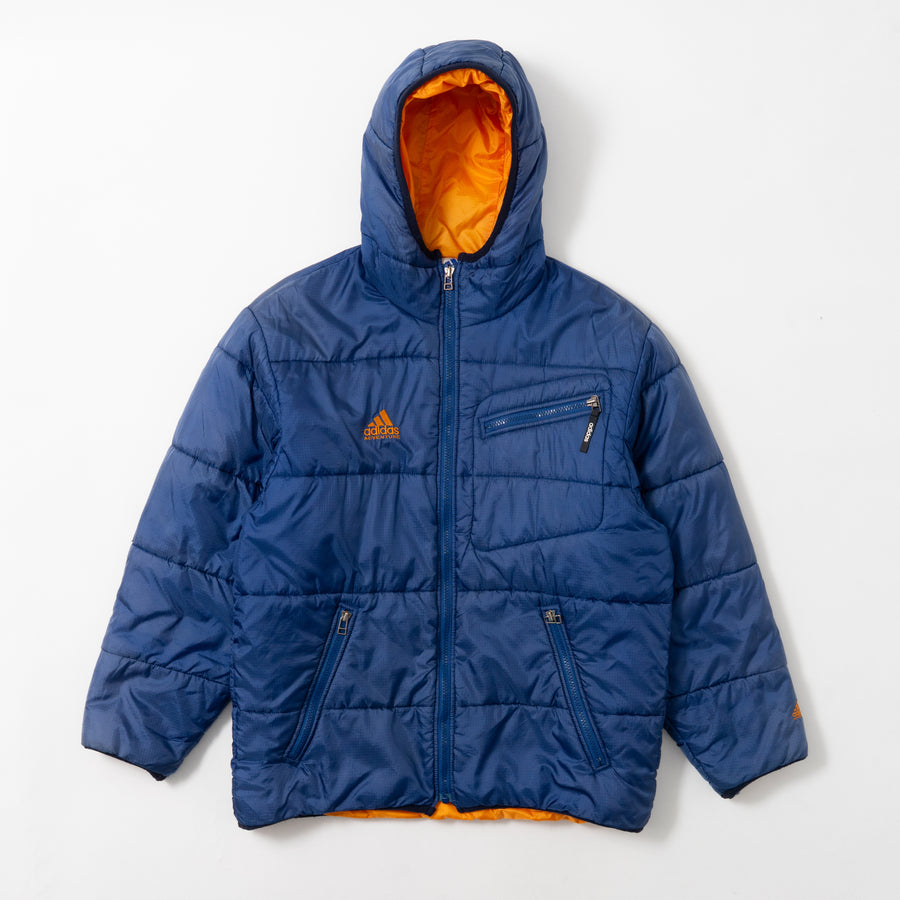 90's ADIDAS ADVENTURE PADDED HOODED JACKET