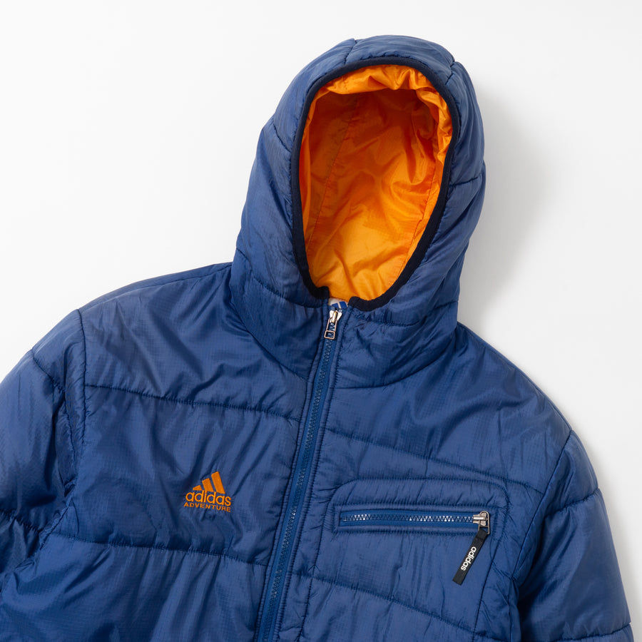 90's ADIDAS ADVENTURE PADDED HOODED JACKET
