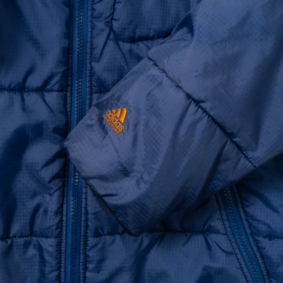 90's ADIDAS ADVENTURE PADDED HOODED JACKET
