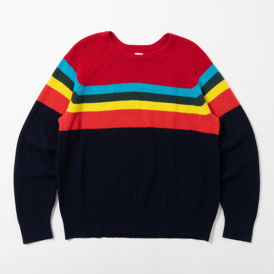 GAP MULTI STRIPED KNIT SWEATER