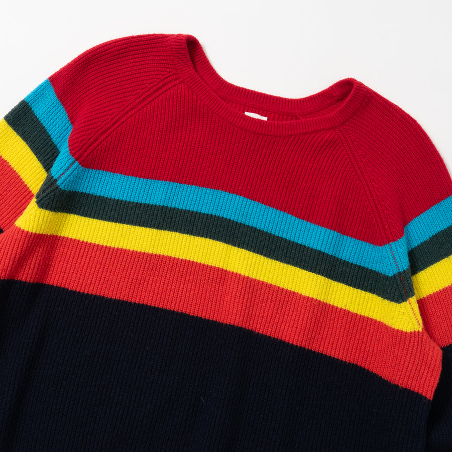 GAP MULTI STRIPED KNIT SWEATER