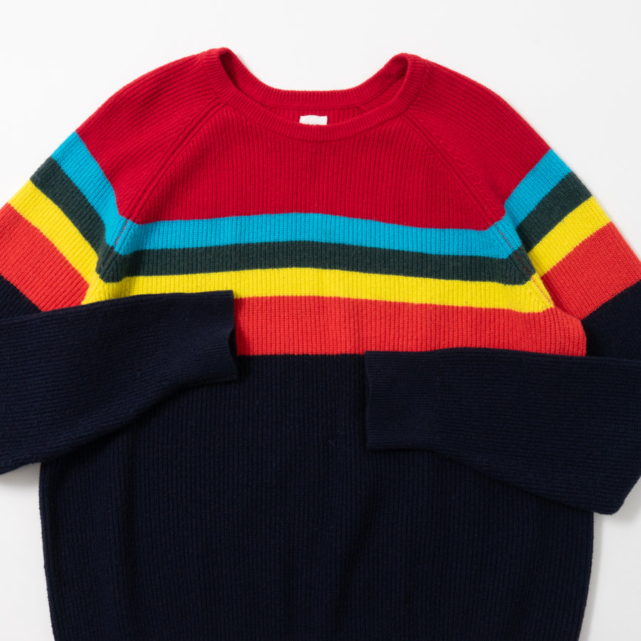 GAP MULTI STRIPED KNIT SWEATER