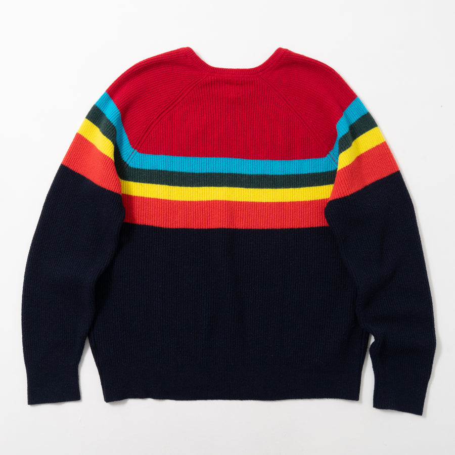 GAP MULTI STRIPED KNIT SWEATER