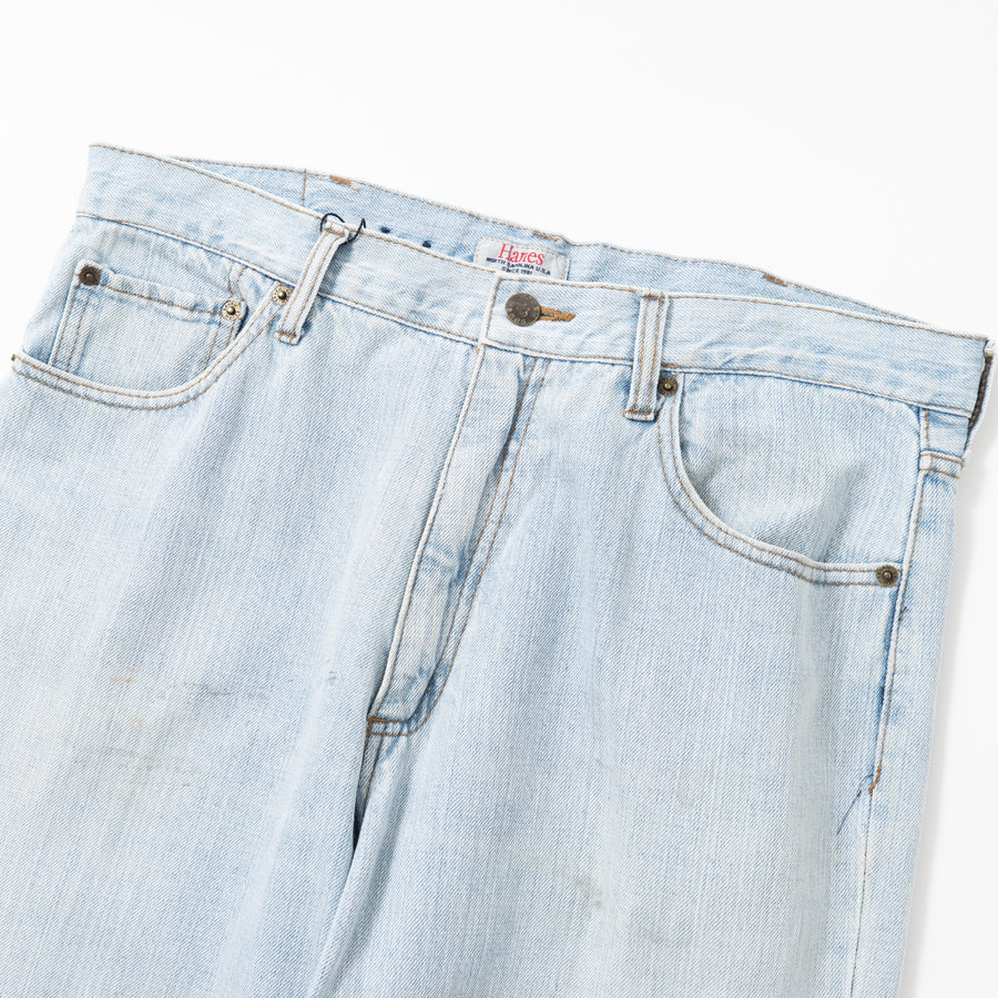 00'S HANES WASHED STRAIGHT JEANS