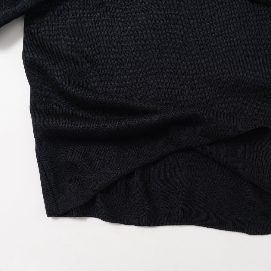 90's FEDEX HALF-ZIP KNIT SWEATER