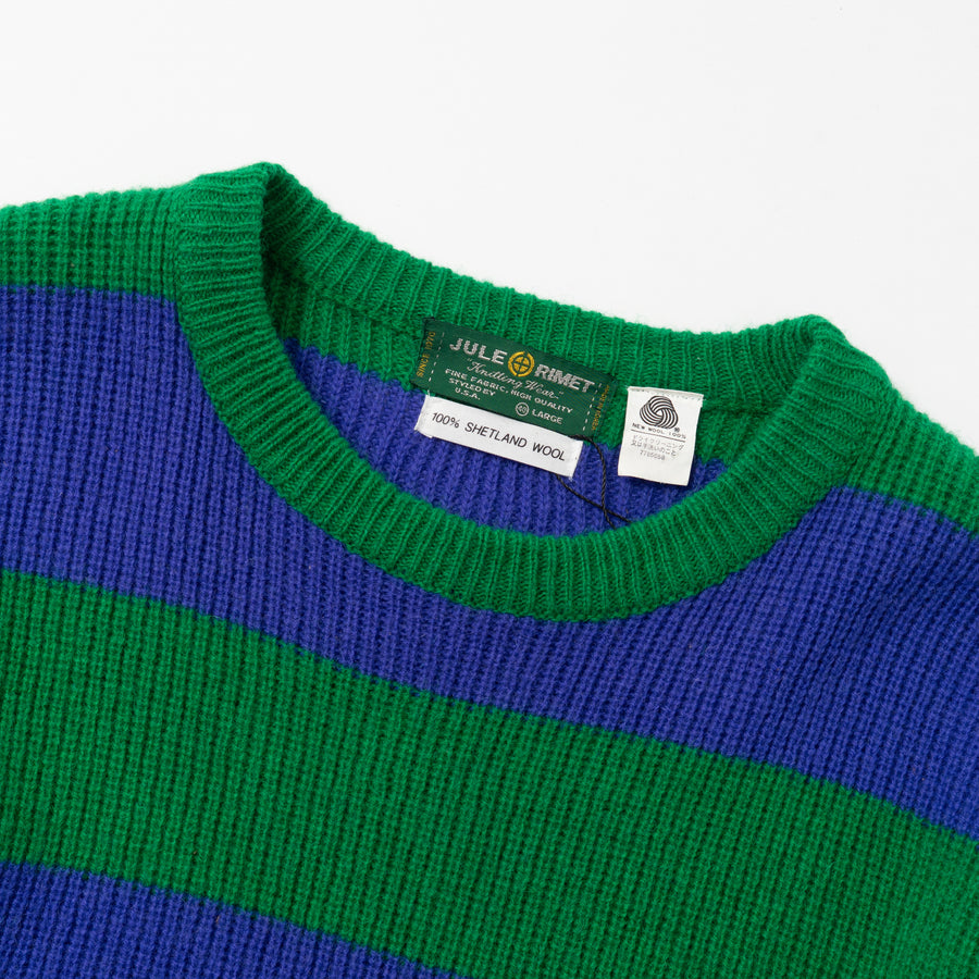 90's JULE RIMET STRIPED KNIT SWEATER