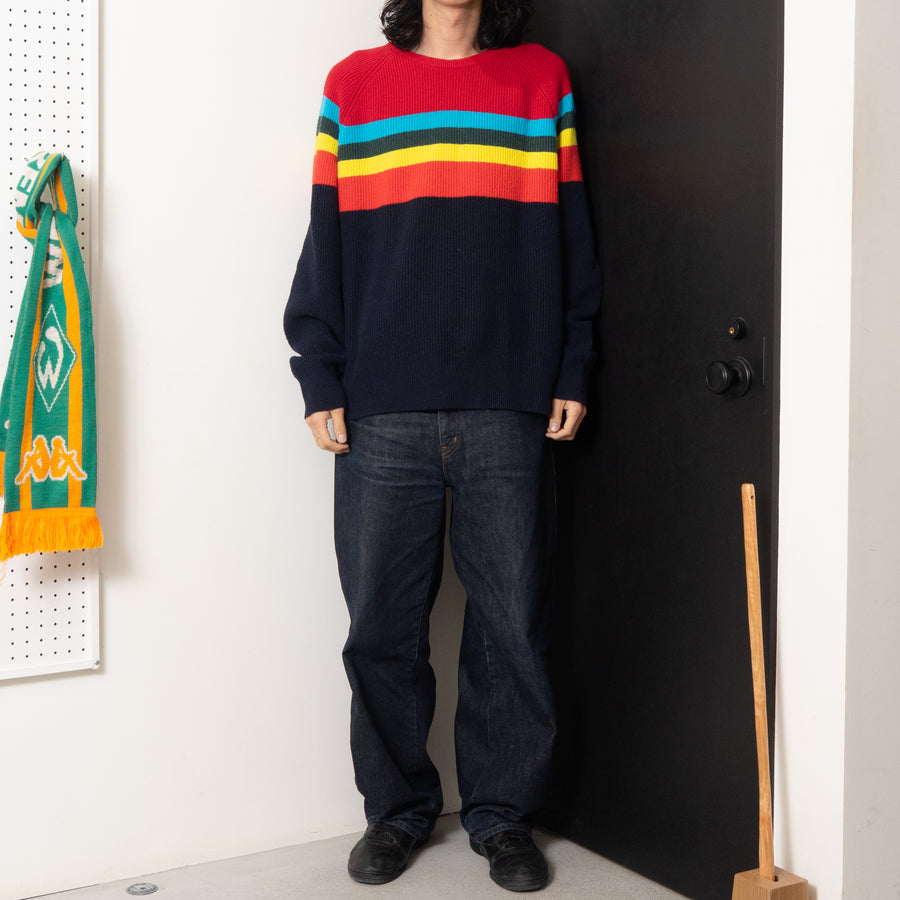 GAP MULTI STRIPED KNIT SWEATER