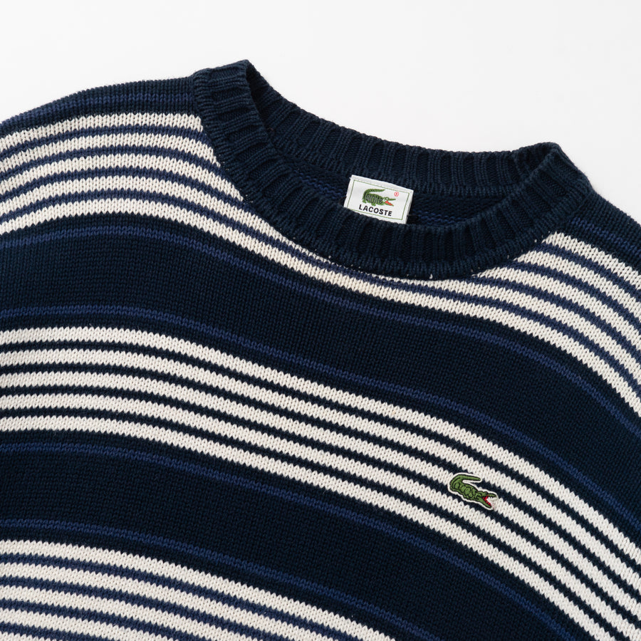 90's LACOSTE STRIPED KNIT SWEATER