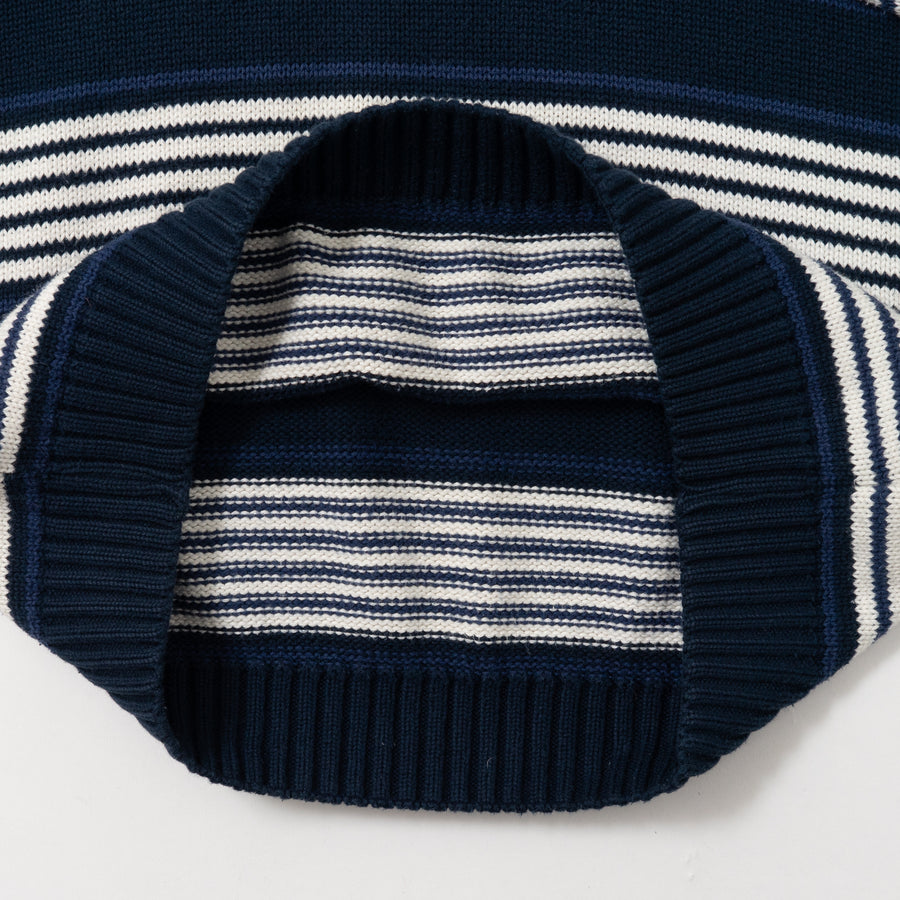 90's LACOSTE STRIPED KNIT SWEATER