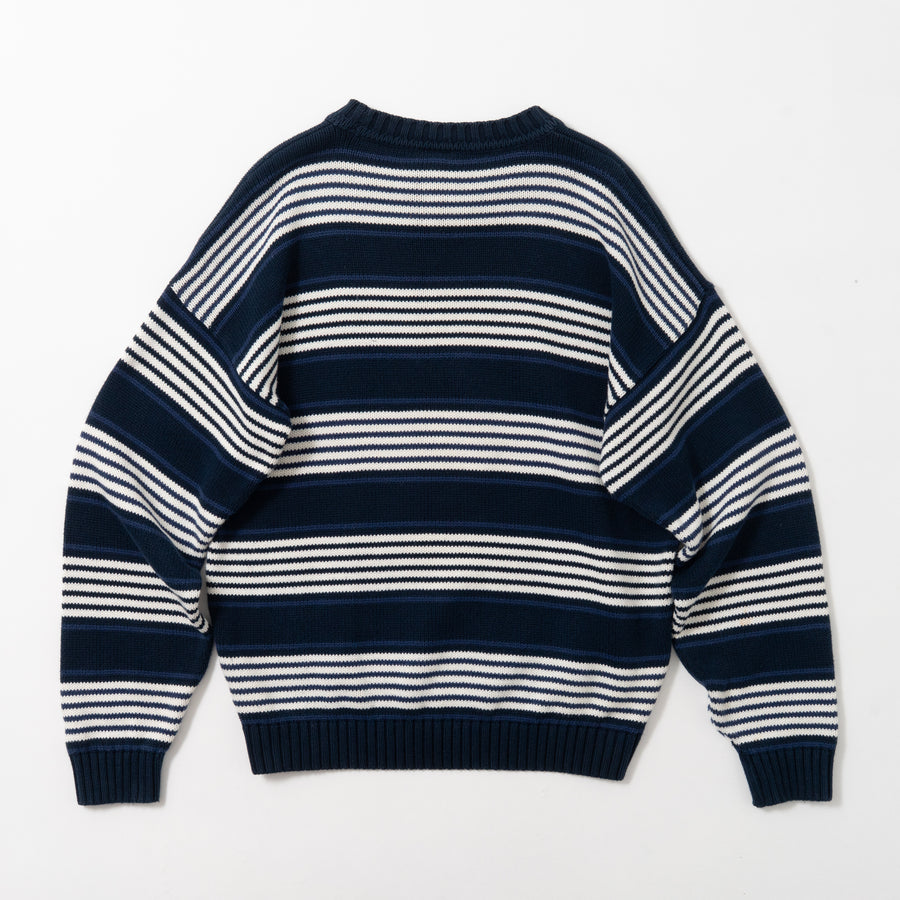 90's LACOSTE STRIPED KNIT SWEATER