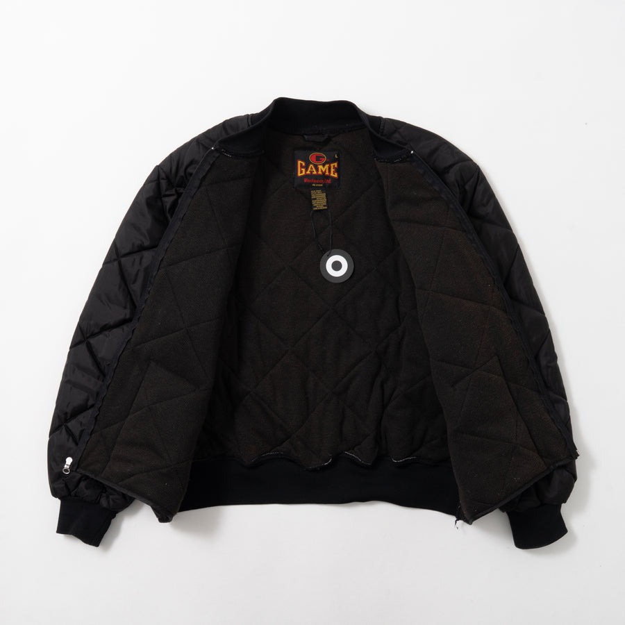 90's GAME SPORTWEAR QUILTING PADDED WORK JACKET