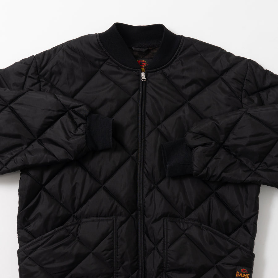 90's GAME SPORTWEAR QUILTING PADDED WORK JACKET