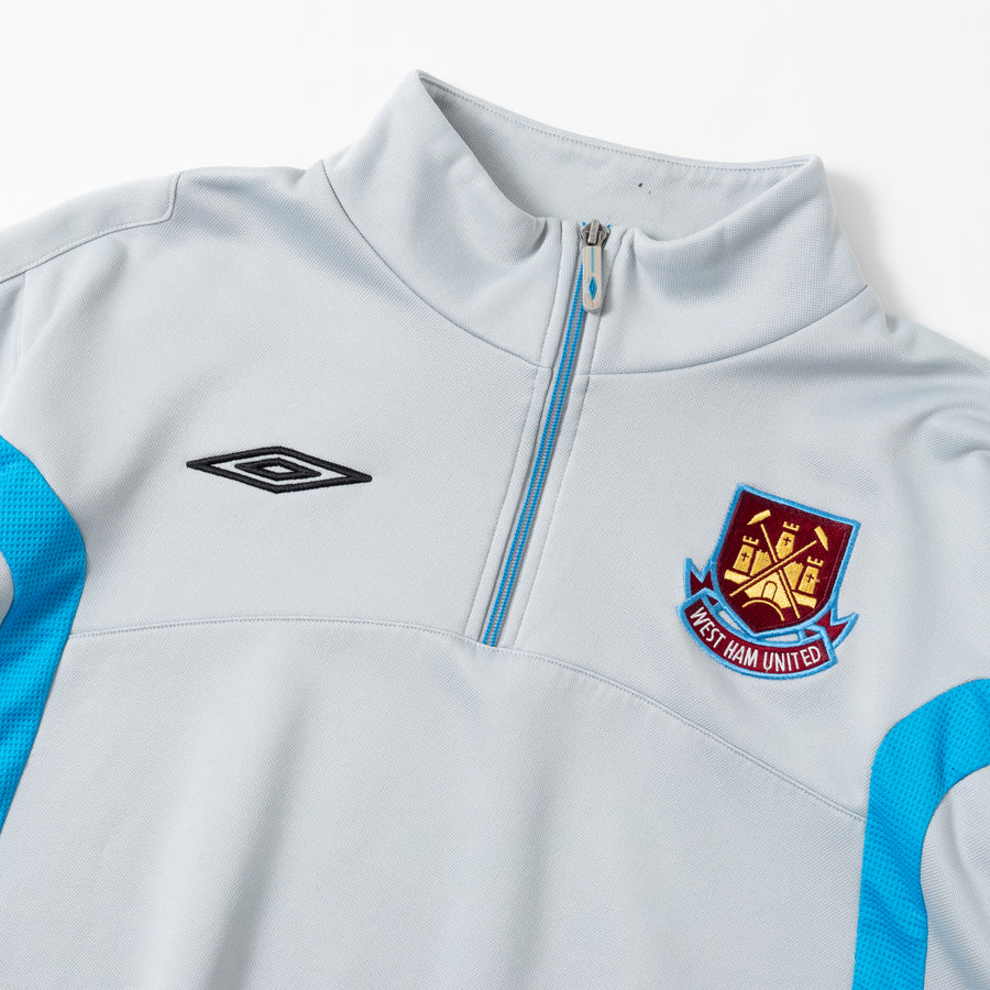 08/09 West Ham United Half-Zip Training Top