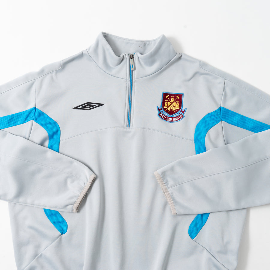 08/09 West Ham United Half-Zip Training Top