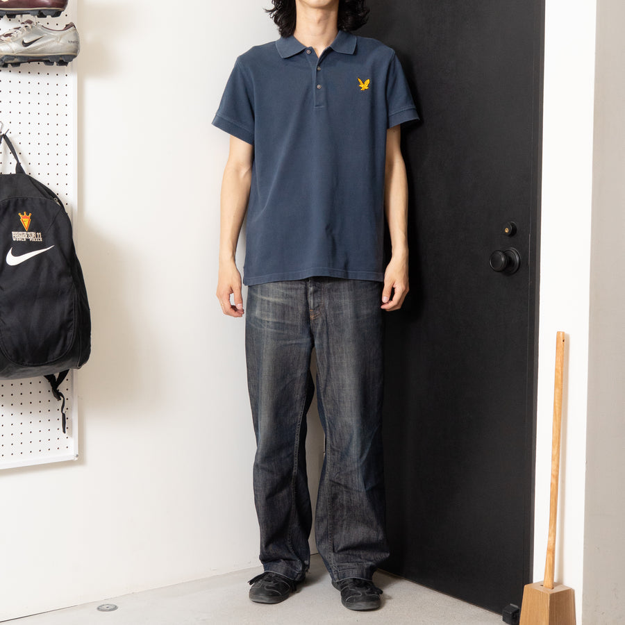 LYLE & SCOTT EMBROIDERED S/S POLO SHIRT