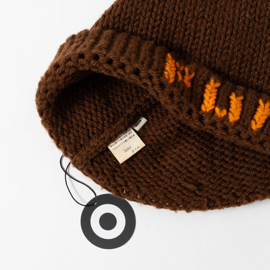 PUMA Logo Woven Low-Gauge Knit cap