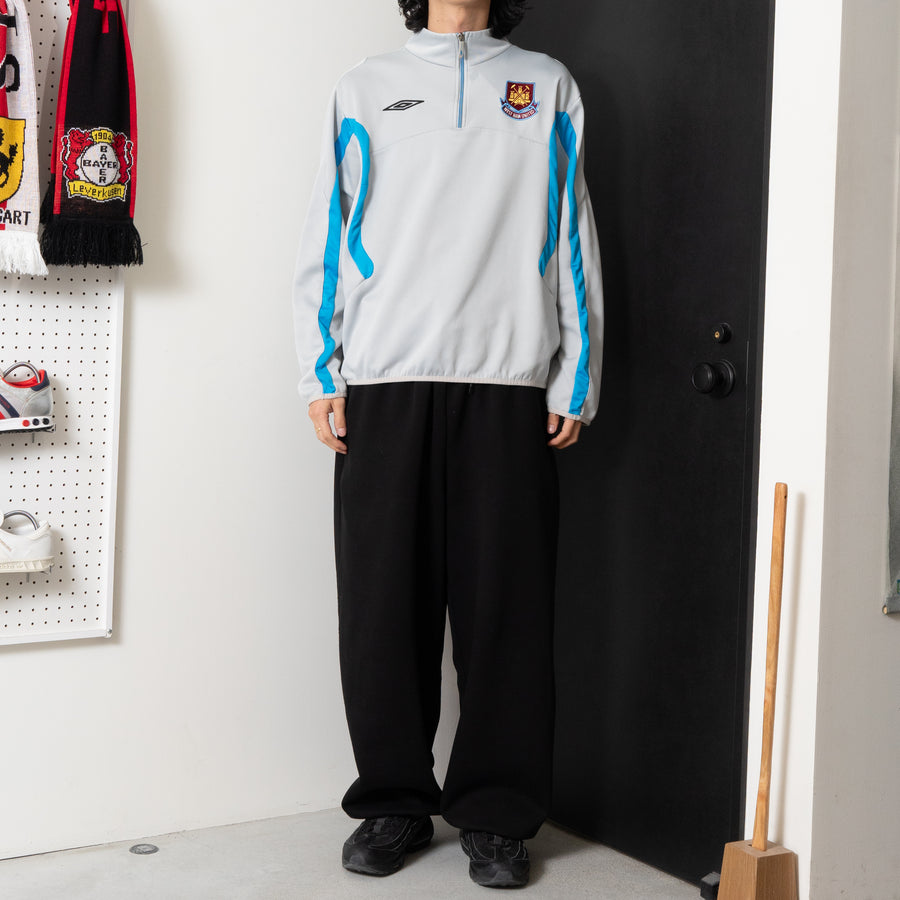 08/09 West Ham United Half-Zip Training Top