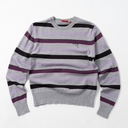 PUMA Striped Knit Sweater