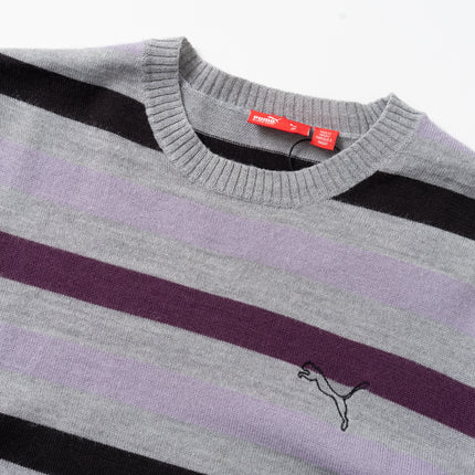 PUMA Striped Knit Sweater