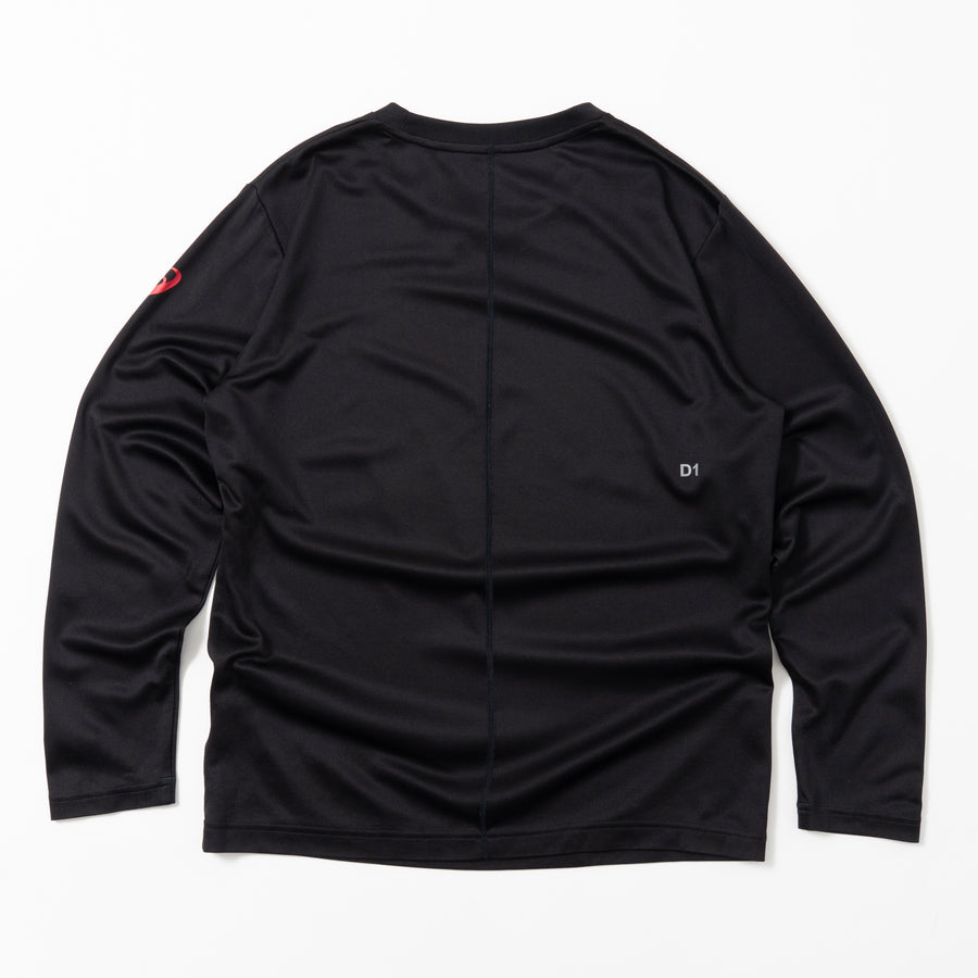 asics D1 Polyester L/S Tee